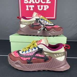 off white odsy 1000 ‘Maroon Red’ Sz 9/42 Good Condition